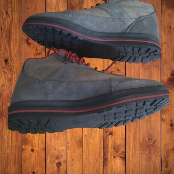 NIKE I.E. BOYS SIZE 6.5 GRAY RUNNING SHOES/ANKLE BOOTS LACE UP CASUAL CLASSIC - Picture 5 of 8